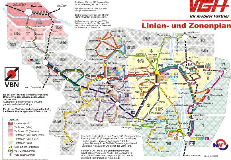 Fahrpläne Verkehrsbetriebe Grafschaft Hoya GmbH